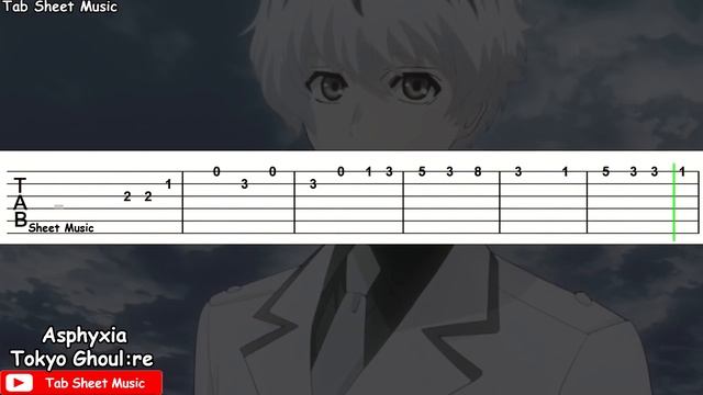 Tokyo Ghoul:re OP - Asphyxia Guitar Tutorial смотреть онлайн