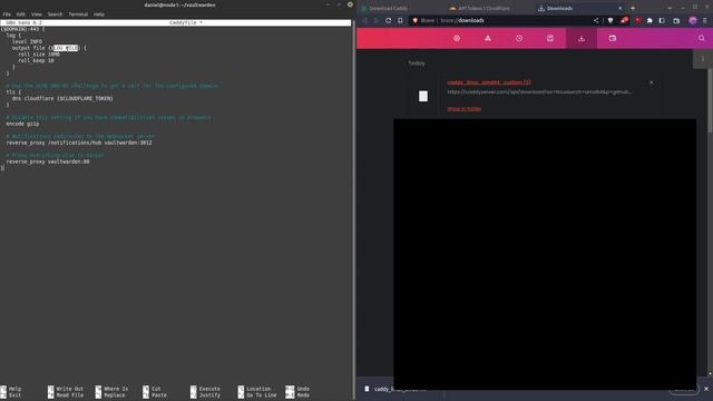 Caddy reverse proxy: SSL certificate via DNS challenge for Vaultwarden смотреть онлайн