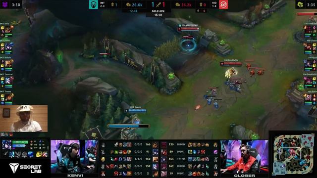 IMT vs 100 (ESS Reacts) | Week 2 Day 3 S13 LCS Summer 2023 | Immortals vs 100 Thieves W2D3 смотреть онлайн