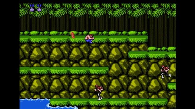 Dendy (Famicom,Nintendo,Nes) 8-bit Contra Stage 1
