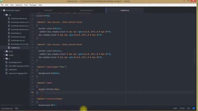 Bootstrap Custom CSS to Form Elements and Inputs-Part2 - Tutorial for Beginners смотреть онлайн