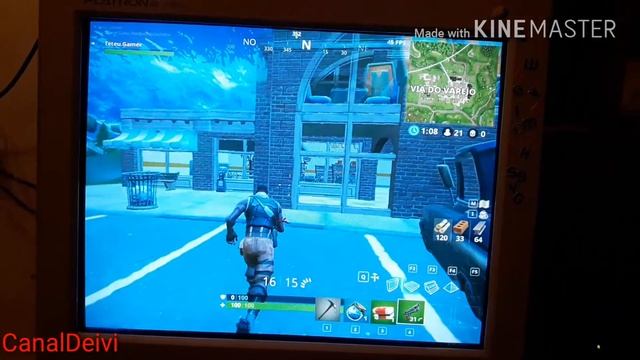 Pc Da Crise Fortnite, Battle Rush Gameplay/teste GT 710 + G530 720p HD
