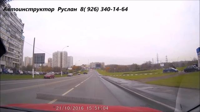 Бутовский маршрут. Разворот на нерегулируемом перекрестке, ул куликовская с пересечением ул ратно смотреть онлайн