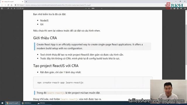 2 4 Tạo ReactJS project với Create React App смотреть онлайн