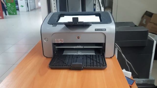 Тест лазерного принтера HP LaserJet P1006 смотреть онлайн