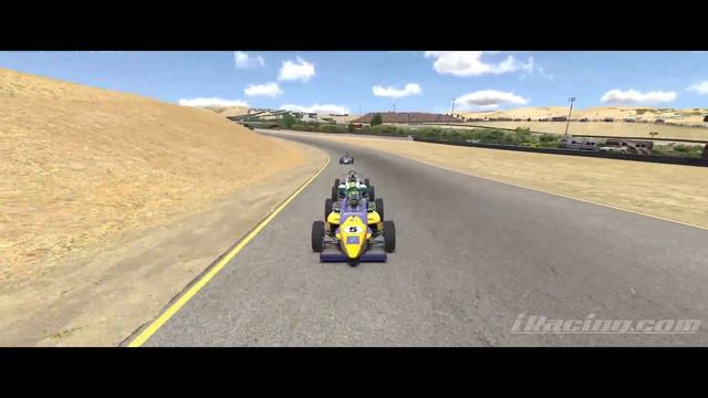 My first top split win - iRacing Skip Barber смотреть онлайн