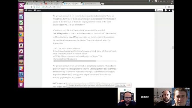 Neo4j Online Meetup #20: The Graph of Thrones смотреть онлайн