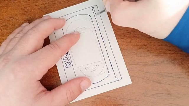 Видеокассета рисую шариковой ручкой смотреть онлайн