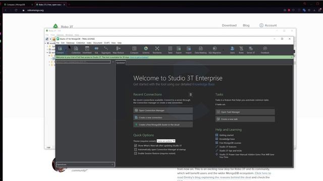 Curso MongoDB - 3 Instalando Compass & Robo 3T + Studio 3T смотреть онлайн