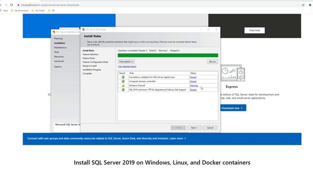MICROSOFT SQL SERVER CUSTOM INSTALLATION - 2019 DEVELOPER EDITION | INTRODUCTION TO DBMS смотреть онлайн