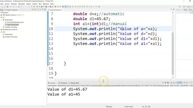 Typecasting in Java/ Keywords in Java/ How to update keyword colors in Eclipse IDE/ Part8 смотреть онлайн