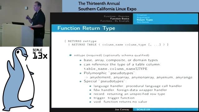 [SCaLE 13x] Joe Conway | Fun with Functions смотреть онлайн