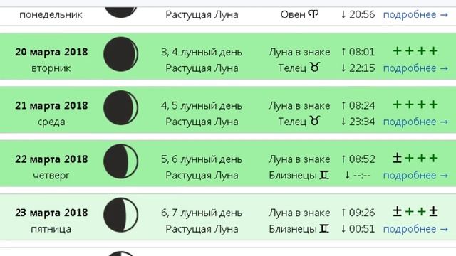 Лунный календарь и растения. Работаем с растениями по лунному календарю . смотреть онлайн