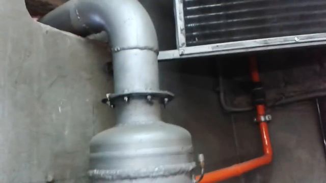 Печь на отработке. Опыт эксплуатации. смотреть онлайн