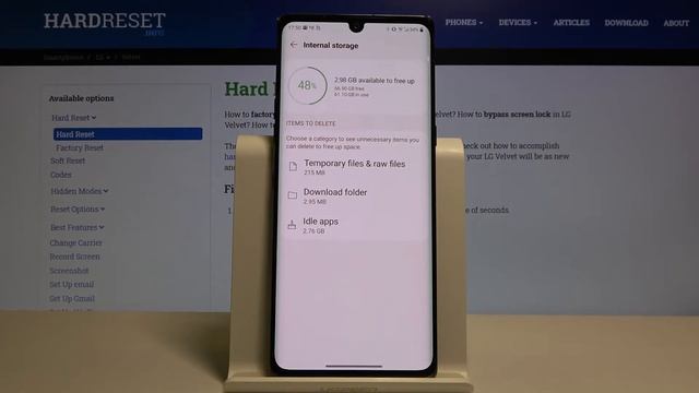 How to Clean Storage of LG Velvet – Optimize System смотреть онлайн