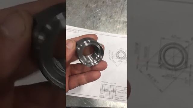 Производство изделий по чертежам (гайка) смотреть онлайн