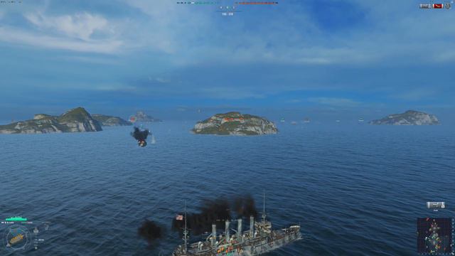 World of Warships - походы на крейсере #6 (St. Louis) смотреть онлайн