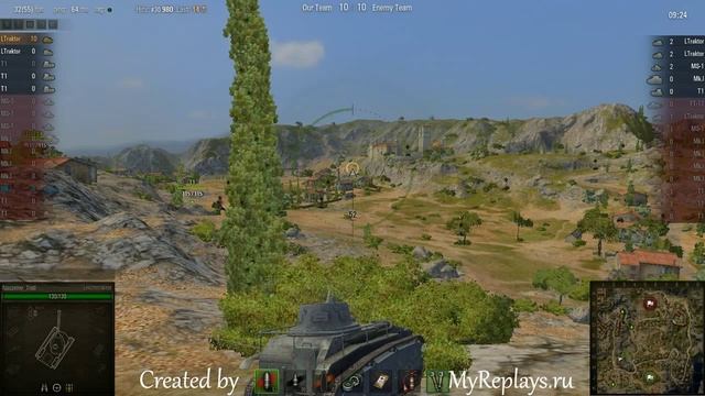 WOT: Province - Leichttraktor - 14 frags - Patrol Duty, Confederate, смотреть онлайн
