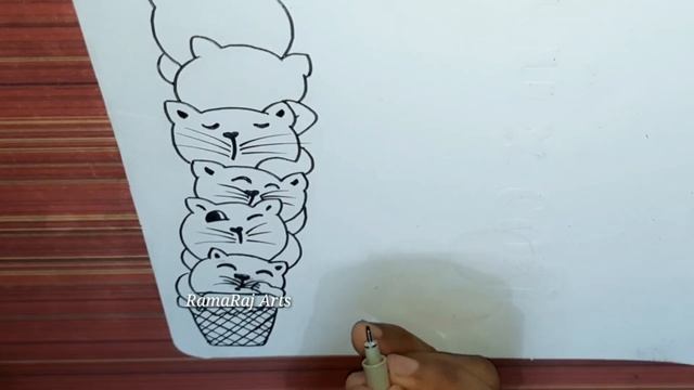 How to make Cute book mark || easy Drawing of books mark || Reuse of Price tag || RamaRaj Arts смотреть онлайн