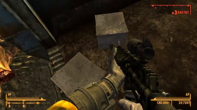 Feral Ghoul Fight & CZ57 Avenger Mini gun Find in Fallout New Vegas смотреть онлайн