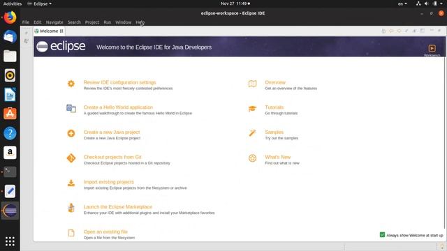 #432 java جافا الجديدة مع برنامج اكليبس install java new jdk 13 and eclipse linux смотреть онлайн