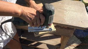 Работаю лобзиком. Подставка под коптильню... Лето 2024 года.