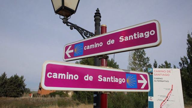 Camino Frances Map 17 | Palencia | Boadilla to Carrión 25.6 km смотреть онлайн