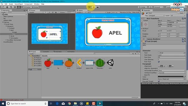 Membuat Tampilan Slide di Unity3D (Swipe Control) | Tutorial Unity3D смотреть онлайн