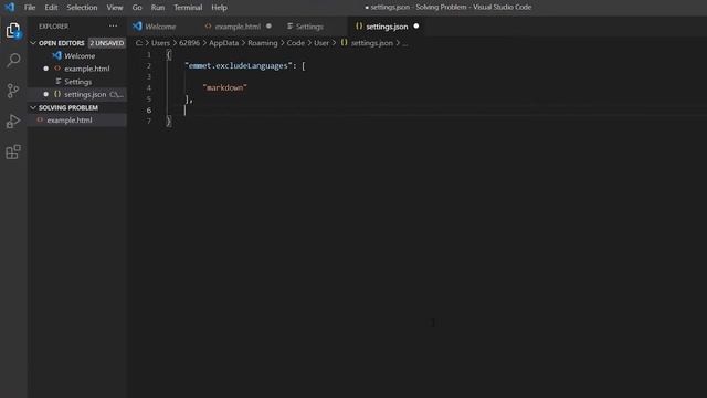 Solving Emmet Problem | Tab not AutoComplete html in VSCode смотреть онлайн