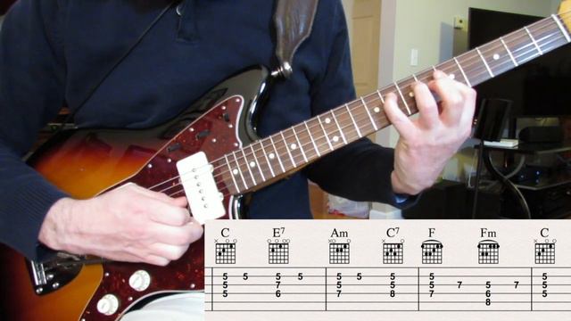 Love Me Tender (Aura Lee) Guitar solo смотреть онлайн
