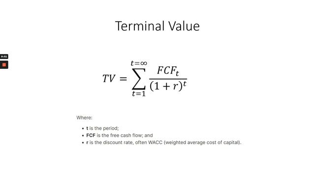 Discounted Cash Flow / DCF Valuation step by step смотреть онлайн