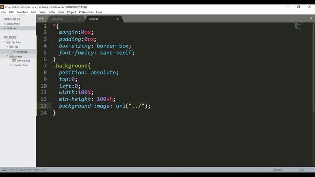 How To Blur Background Image In HTML | CSS Blur Background