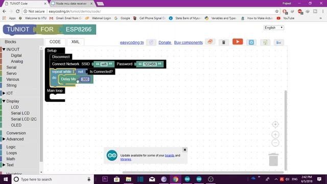 connect node mcu to wifi and thingspeak iot смотреть онлайн
