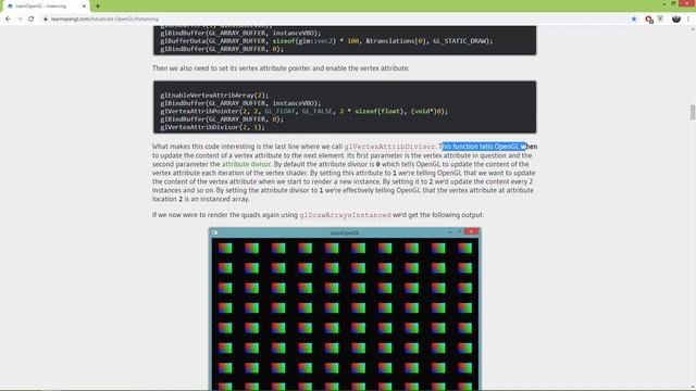 OpenGL in python e20 - instancing смотреть онлайн