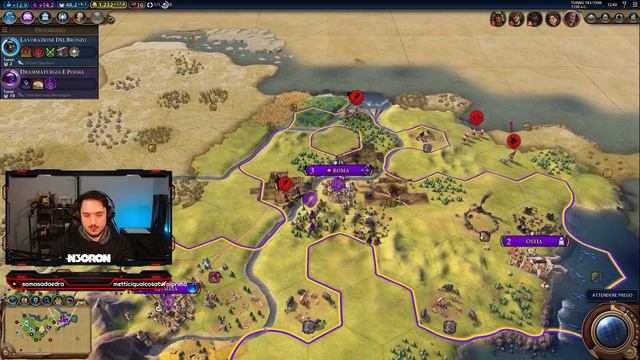 Civilization VI 🏹 ⚔️ Gameplay ITA #8 ✔️ Impero Romano - Traiano [4K 60 FPS] смотреть онлайн