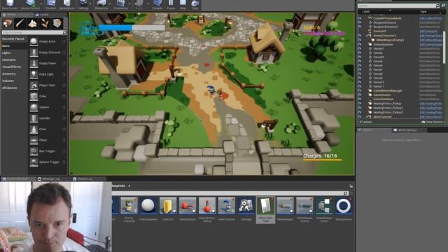 Game Dev vlog #3 Melee Weapons & Dungeon 1.0 смотреть онлайн