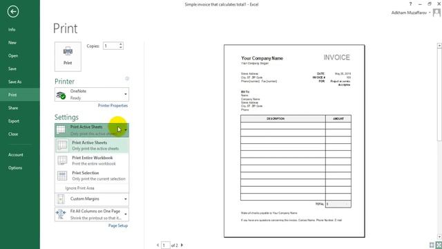 EXCEL 15-dars. Shablon va printdan foydalanish смотреть онлайн