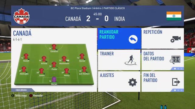 FIFA 19 : Modo Carrera : Partido Internacional T5 ( PT62 ) смотреть онлайн