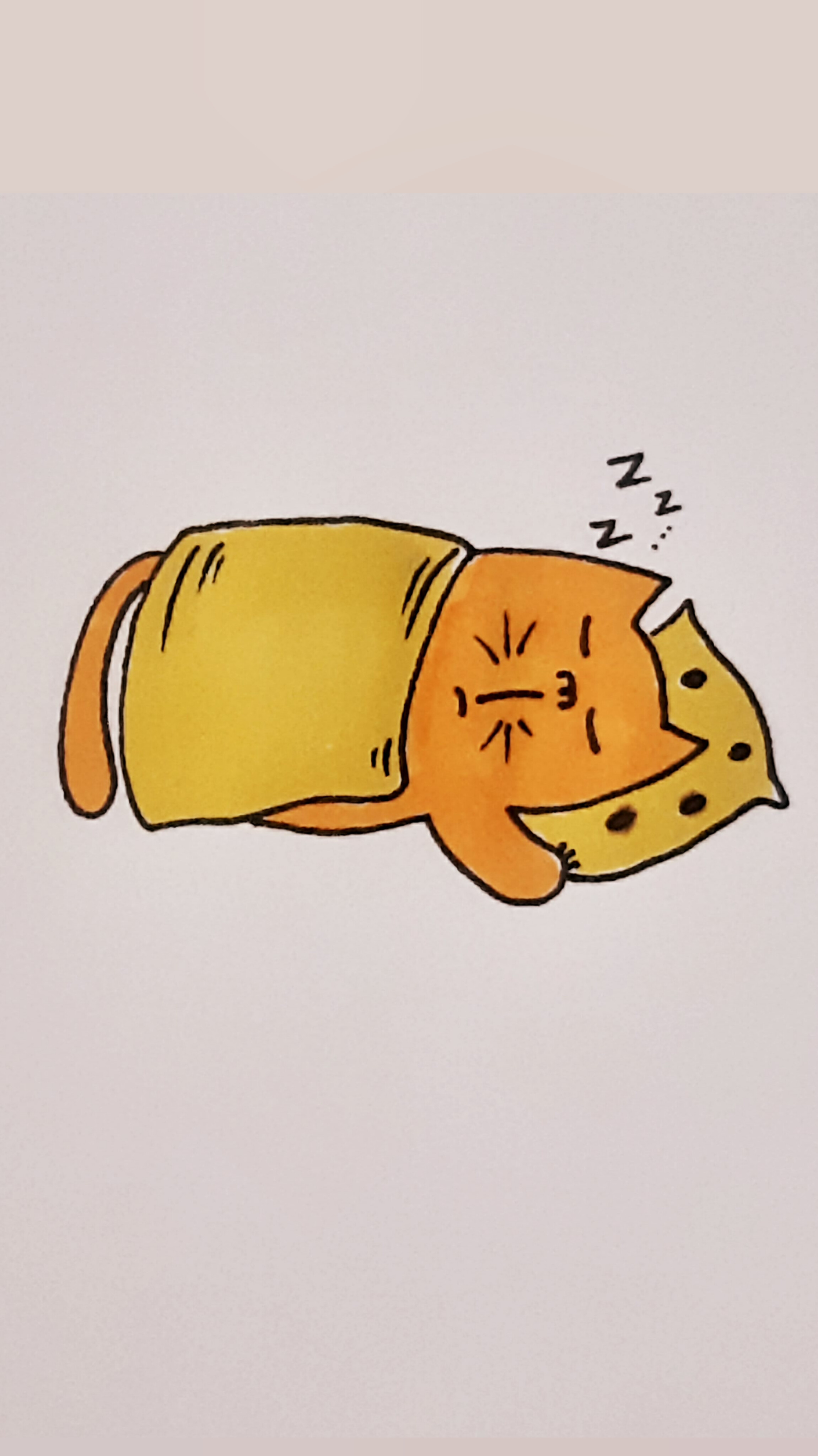 Как нарисовать спящего котика смотреть онлайн