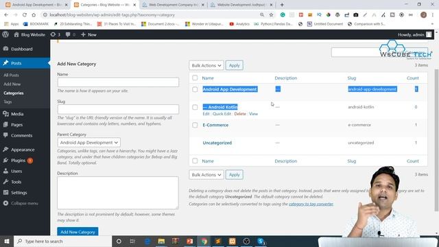 How to Create Sub\Child Category in WordPress? | WordPress Categories कैसे बनाये? смотреть онлайн