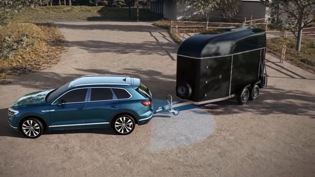Volkswagen Touareg 2020 Trailer Assist Анимация