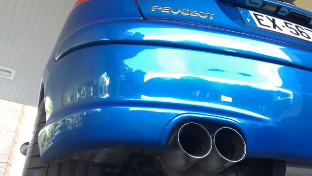 Peugeot 206 RC Remus exhaust sound смотреть онлайн