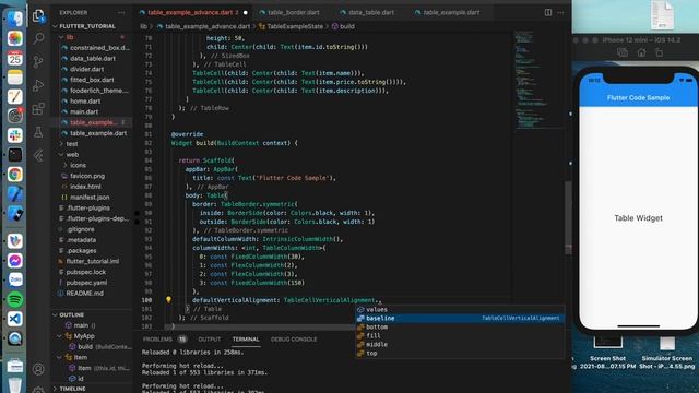 Table Widget смотреть онлайн