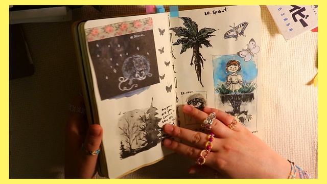 10 КРЕАТИВНЫХ И НЕОБЫЧНЫХ ИДЕЙ ДЛЯ СКЕТЧБУКА??? | что рисовать, если артблок? смотреть онлайн