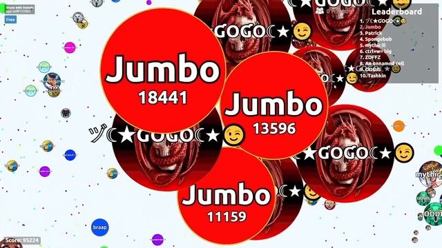 Agar.io 198,175 Score - EPIC SOLO AGARIO GAMEPLAY смотреть онлайн