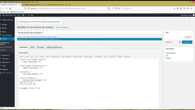 Comment installer des plugins sur wordpress (contact form 7, nextgen gallery...) смотреть онлайн
