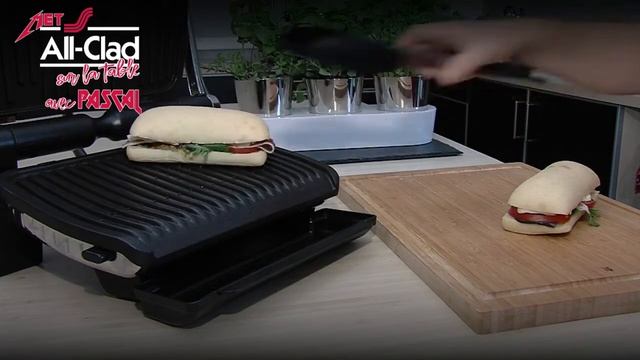 Cuisson Panini avec le grill All-Clad смотреть онлайн