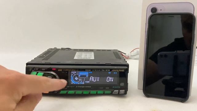 2000s Alpine CDA-7873R V-Drive Car CD Radio Player + Bluetooth / Testing - For Sale смотреть онлайн