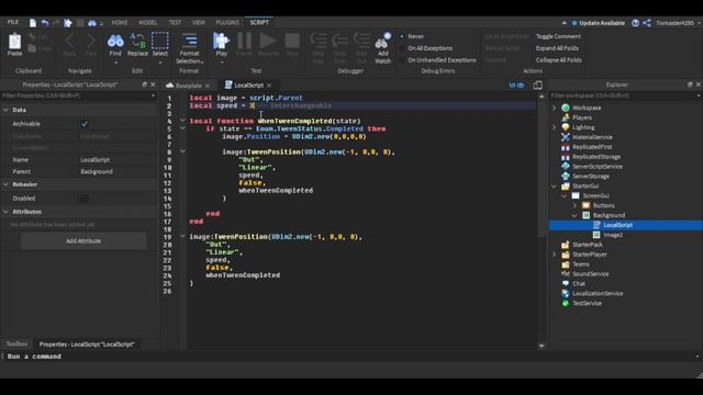 How to make a Moving Background for your Main Menu in Roblox Studio смотреть онлайн
