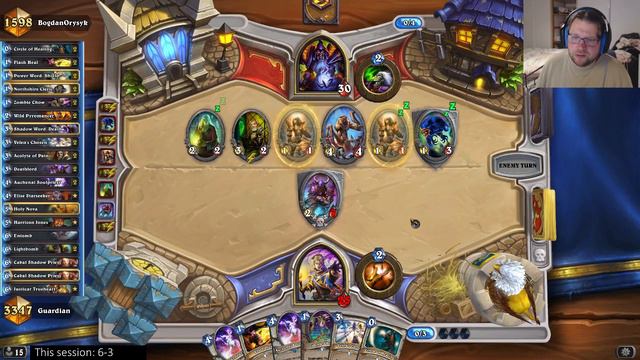 Hearthstone S24 Control Priest vs Warlock Zoo - Trying to clear those boards смотреть онлайн